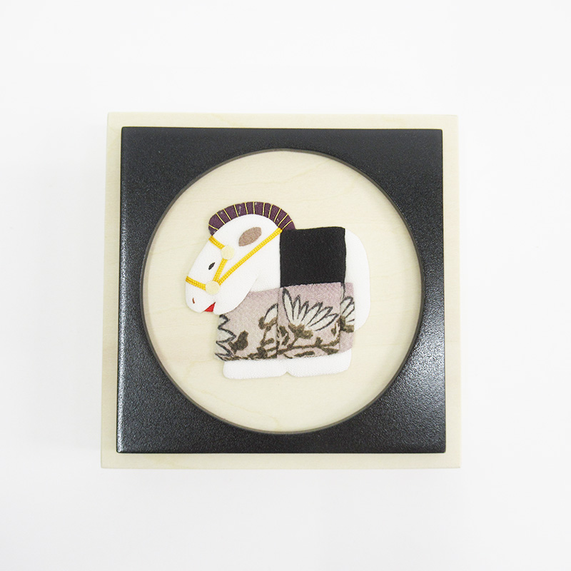 古布押絵額ミニ午